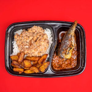 Rice, Beans, Plantain and Titus