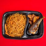 Jollof Spag, Plantain and Titus